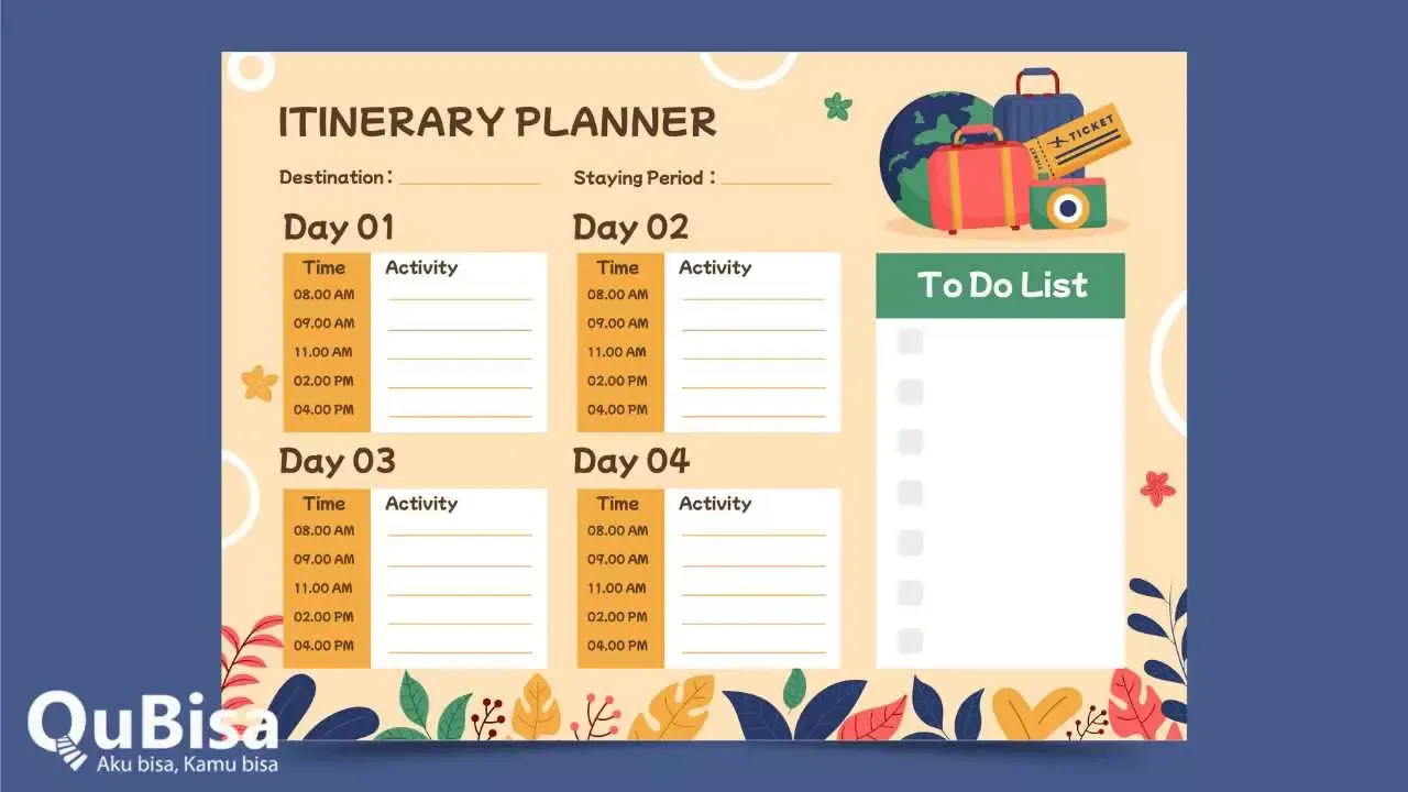 Cara Membuat Itinerary Liburan yang Praktis dan Seru
