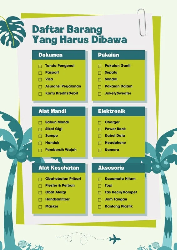Checklist Barang Bawaan Liburan ke Lombok: Panduan Praktis & Asyik