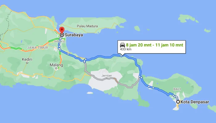 Rute road trip dari Surabaya ke Bali: pengalaman dan tips lengkap